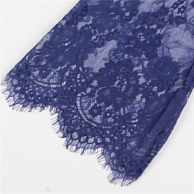 Bata de encaje sensual plus size - Image 5