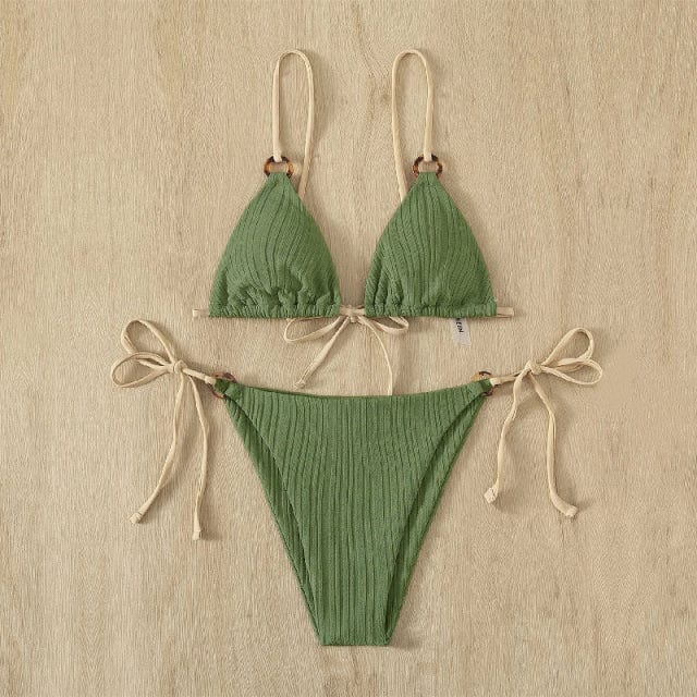 Biquini de punto acanalado - Image 11