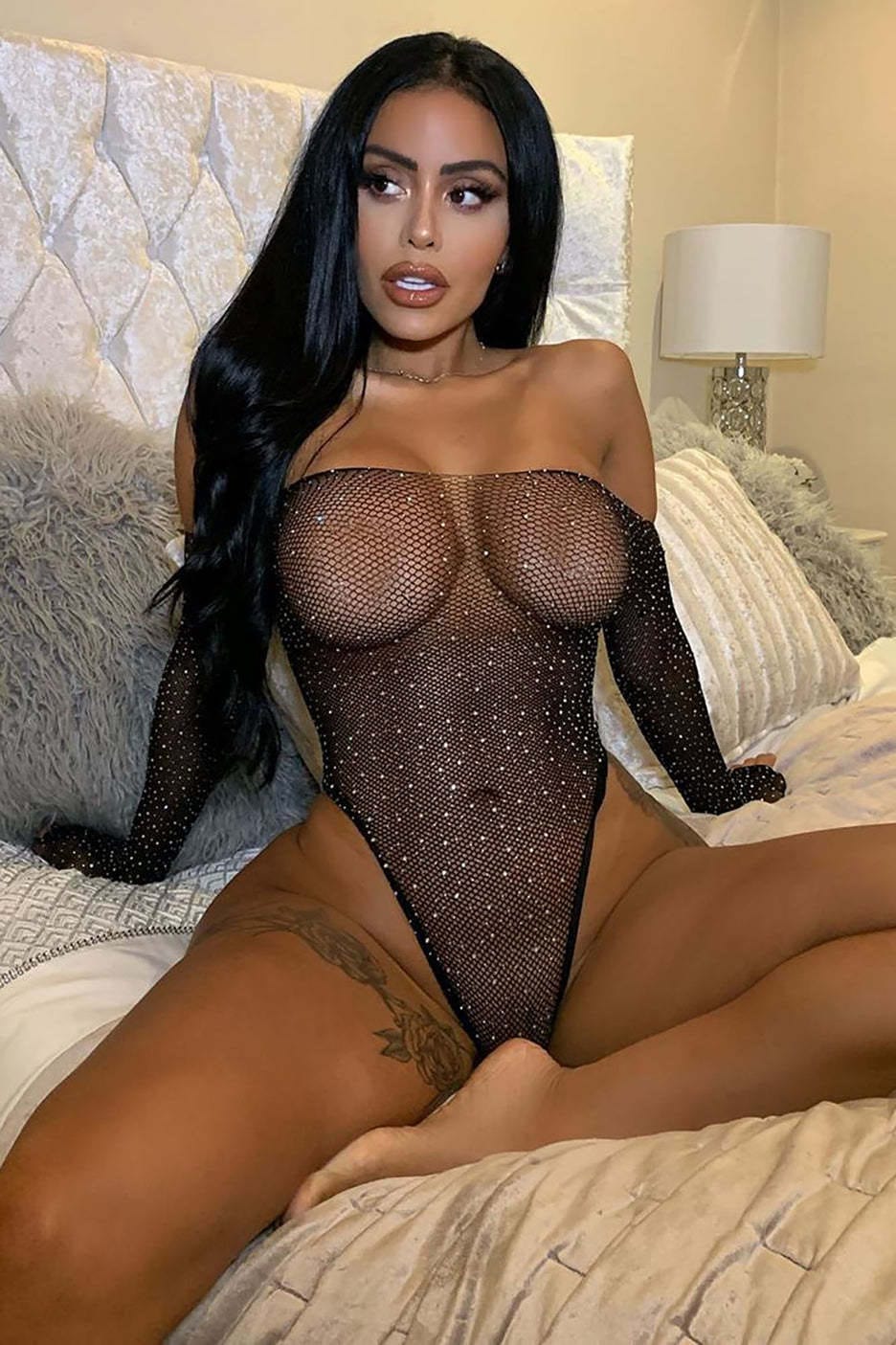 Body de rejilla brillante - Image 4