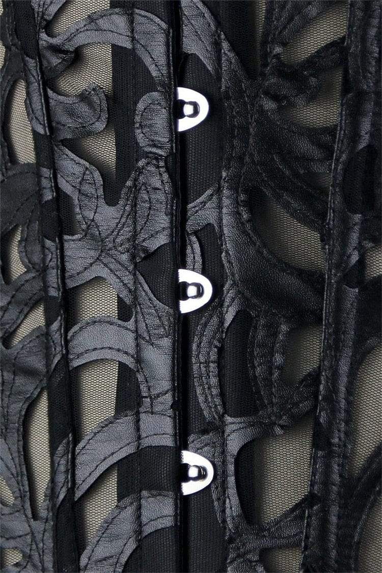 Corsé con ribete de rejilla - Image 5