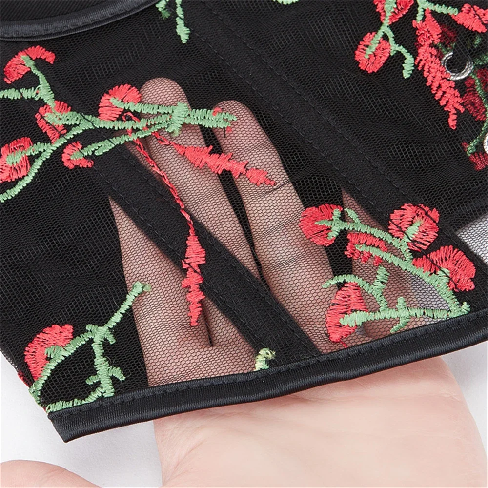 Corsé sin busto con ribete de flores - Image 6