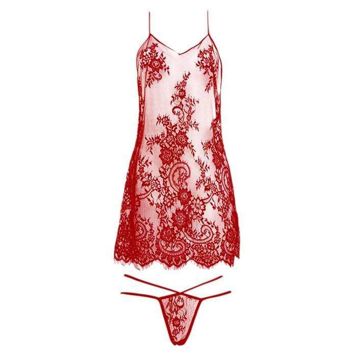 Picardía transparente de encaje - Image 5