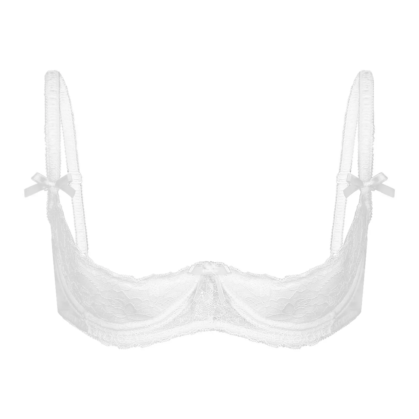 Sujetador balconette con encaje - Image 8