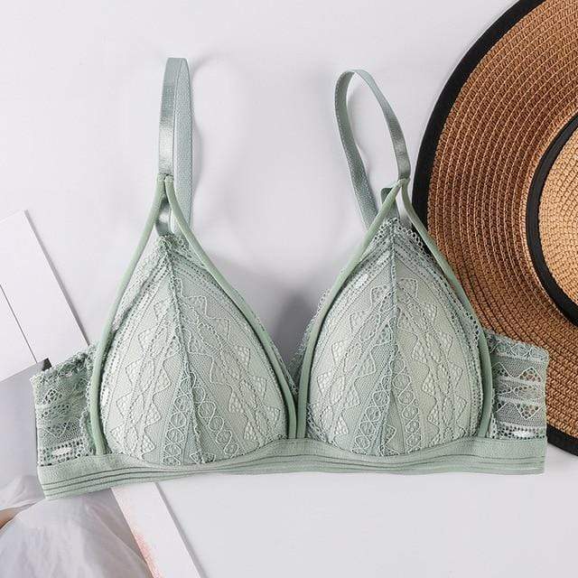 Sujetador push-up con tiras y encaje - Image 10