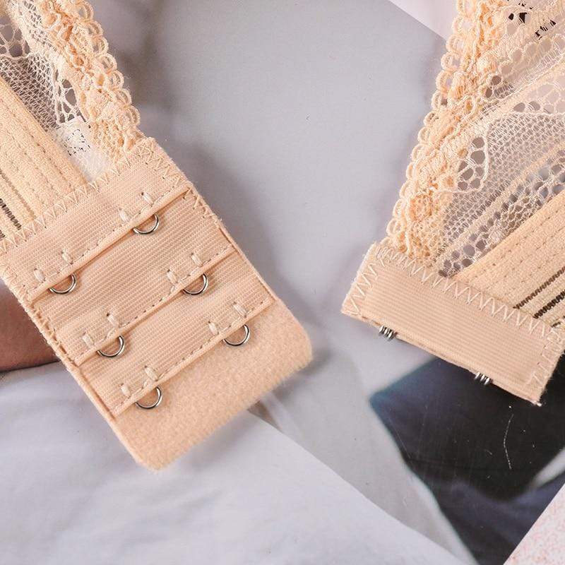 Sujetador push-up con tiras y encaje - Image 3