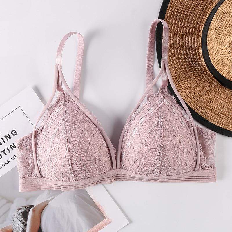 Sujetador push-up con tiras y encaje - Image 9