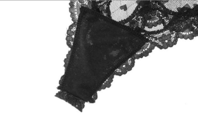 Tanga de malla transparente con corazoncitos - Image 11