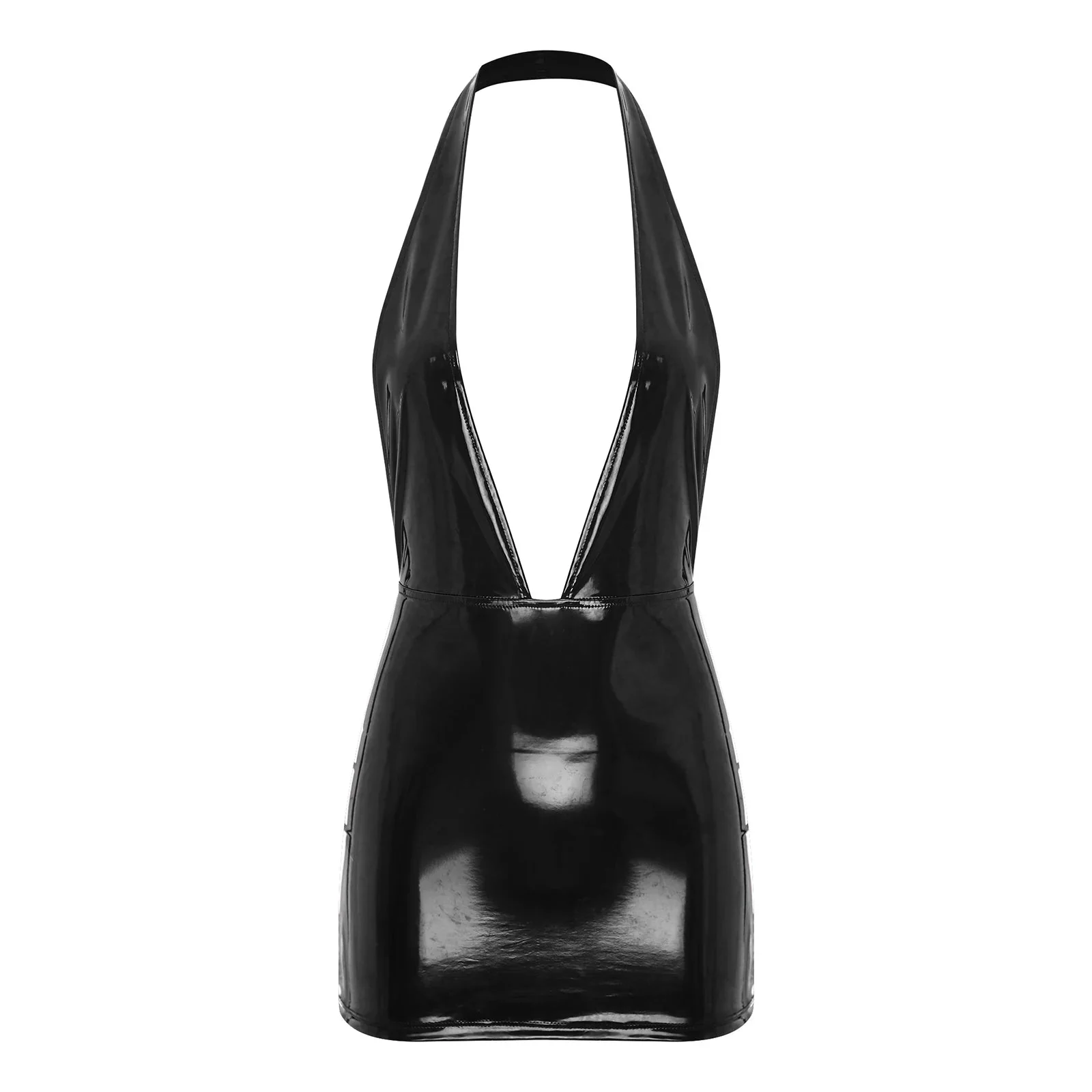 Vestido de látex con espalda descubierta - Image 3