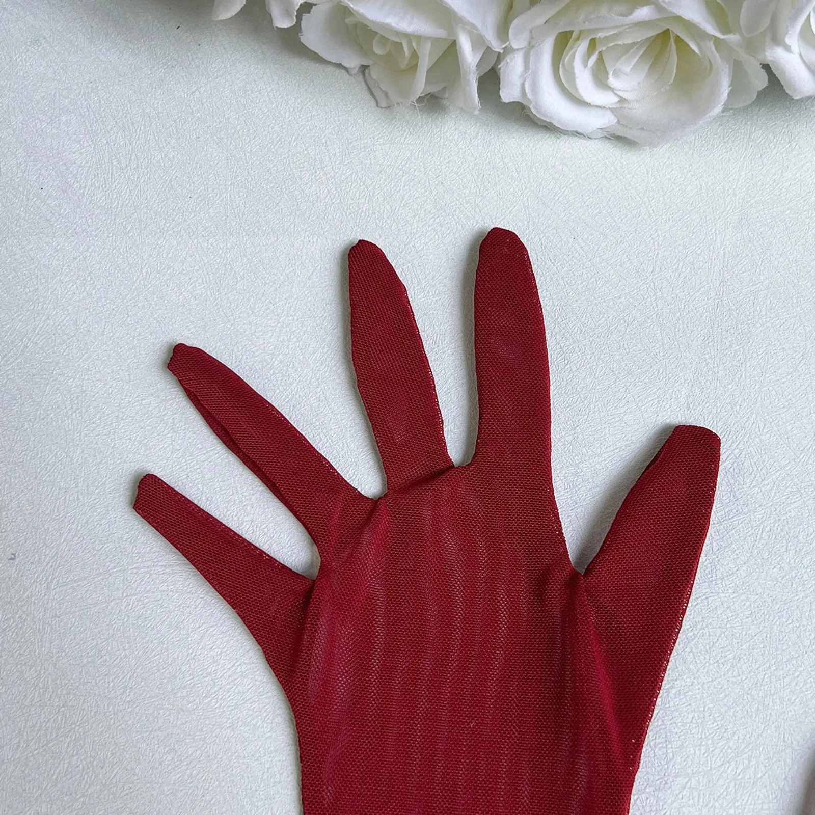 Vestido transparente con braguita y guantes - Image 13